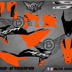קיט מדבקות ל KTM SXF 2023-2025 EXC 2024-2025 V24