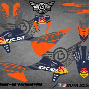 קיט מדבקות ל KTM SXF 2019-2022 EXC 2020-2023 V76