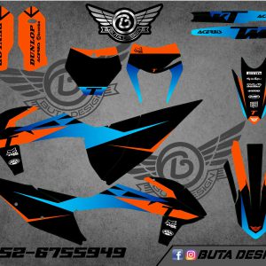קיט מדבקות ל KTM SXF 2019-2022 EXC 2020-2023 V83