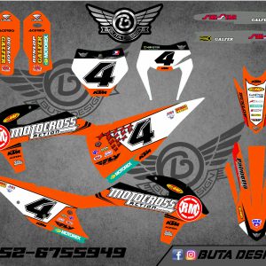 קיט מדבקות ל KTM SXF 2019-2022 EXC 2020-2023 V86
