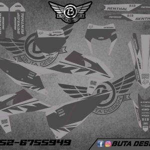 קיט מדבקות ל KTM SXF 2019-2022 EXC 2020-2023 V90