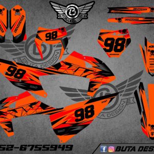 קיט מדבקות ל KTM SXF 2019-2022 EXC 2020-2023 V92