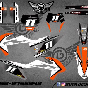 קיט מדבקות ל KTM SXF 2019-2022 EXC 2020-2023 V95