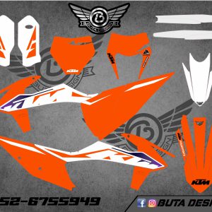 קיט מדבקות ל KTM SXF 2019-2022 EXC 2020-2023 V98