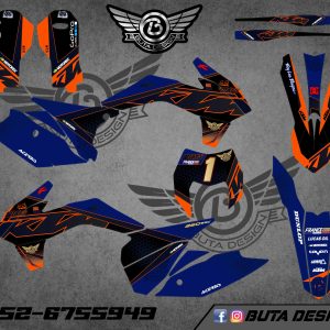 קיט מדבקות ל KTM SXF 2013-2015 EXC 2014-2016 v72