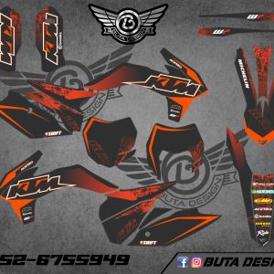 קיט מדבקות ל KTM SXF 2013-2015 EXC 2014-2016 v73