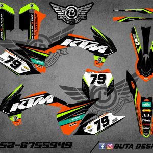 קיט מדבקות ל KTM SXF 2013-2015 EXC 2014-2016 v76
