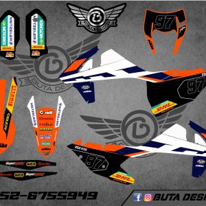 קיט מדבקות ל KTM SXF 2016-2018 EXC 2017-2019 V101