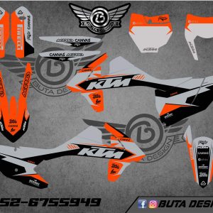 קיט מדבקות ל KTM SXF 2016-2018 EXC 2017-2019 V102