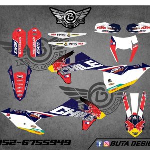 קיט מדבקות ל KTM SXF 2016-2018 EXC 2017-2019 V103