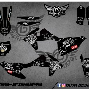 קיט מדבקות ל KTM SXF 2016-2018 EXC 2017-2019 V11