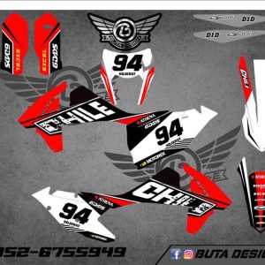 קיט מדבקות ל KTM SXF 2016-2018 EXC 2017-2019 V111