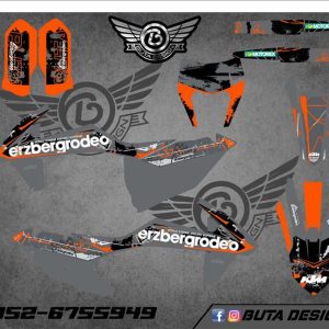 קיט מדבקות ל KTM SXF 2016-2018 EXC 2017-2019 V114