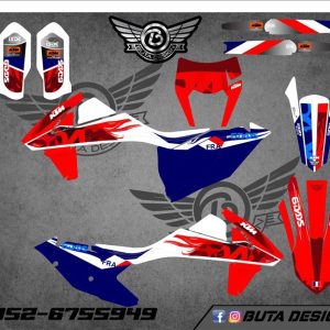 קיט מדבקות ל KTM SXF 2016-2018 EXC 2017-2019 V118