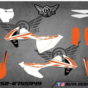קיט מדבקות ל KTM SXF 2016-2018 EXC 2017-2019 V22