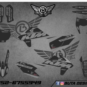 קיט מדבקות ל KTM SXF 2016-2018 EXC 2017-2019 V30