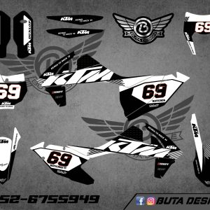 קיט מדבקות ל KTM SXF 2016-2018 EXC 2017-2019 V31