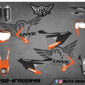 קיט מדבקות ל KTM SXF 2016-2018 EXC 2017-2019 V32