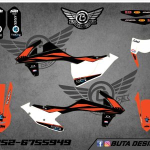 קיט מדבקות ל KTM SXF 2016-2018 EXC 2017-2019 V33