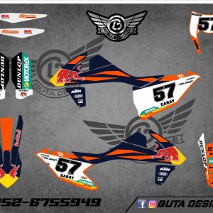קיט מדבקות ל KTM SXF 2016-2018 EXC 2017-2019 V34