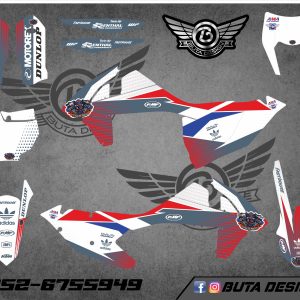 קיט מדבקות ל KTM SXF 2016-2018 EXC 2017-2019 V38