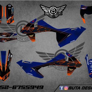 קיט מדבקות ל KTM SXF 2016-2018 EXC 2017-2019 V54