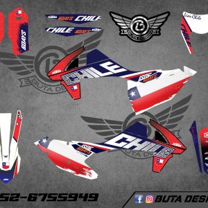 קיט מדבקות ל KTM SXF 2016-2018 EXC 2017-2019 V58