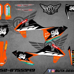 קיט מדבקות ל KTM SXF 2016-2018 EXC 2017-2019 V69