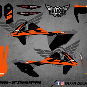 קיט מדבקות ל KTM SXF 2016-2018 EXC 2017-2019 V80