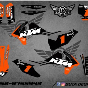 קיט מדבקות ל KTM SXF 2016-2018 EXC 2017-2019 V83