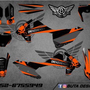 קיט מדבקות ל KTM SXF 2016-2018 EXC 2017-2019 V94