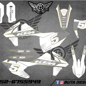 קיט מדבקות ל KTM SXF 2016-2018 EXC 2017-2019 v23