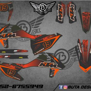 קיט מדבקות ל KTM SXF 2016-2018 EXC 2017-2019 v24