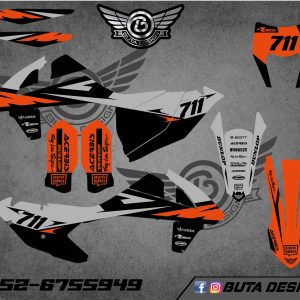 קיט מדבקות ל KTM SXF 2016-2018 EXC 2017-2019 v95
