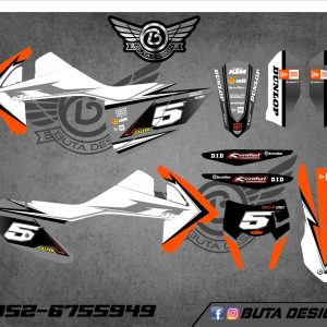 קיט מדבקות ל KTM SXF 2016-2018 EXC 2017-2019 v96