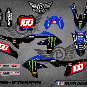 קיט מדבקות ל Yamaha YZF 450 2023-2024 YZF 250 2024 V1