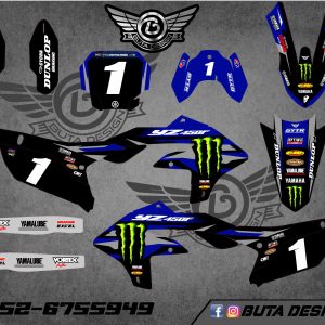 קיט מדבקות ל Yamaha YZF 450 2023-2024 YZF 250 2024 V12