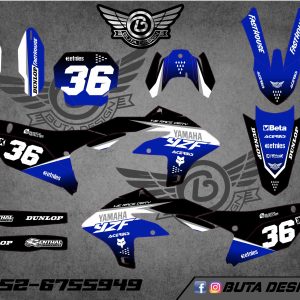 קיט מדבקות ל Yamaha YZF 450 2023-2024 YZF 250 2024 V14