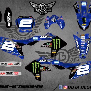 קיט מדבקות ל Yamaha YZF 450 2023-2024 YZF 250 2024 V16