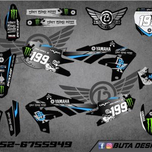 קיט מדבקות ל Yamaha YZF 450 2019-2022 YZF 250 2020-2023 V16