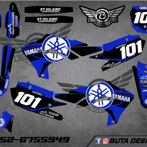 קיט מדבקות ל Yamaha YZF 450 2019-2022 YZF 250 2020-2023 V22