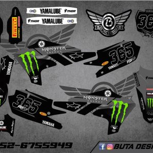 קיט מדבקות ל Yamaha YZF 450 2019-2022 YZF 250 2020-2023 V36
