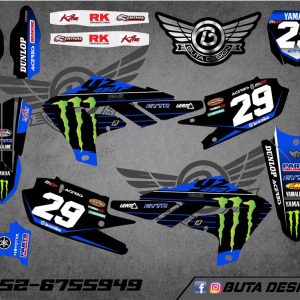 קיט מדבקות ל Yamaha YZF 450 2019-2022 YZF 250 2020-2023 V38
