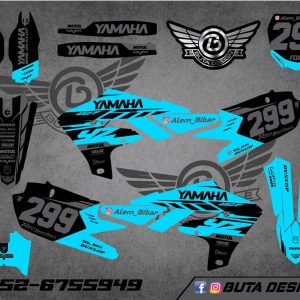 קיט מדבקות ל Yamaha YZF 450 2019-2022 YZF 250 2020-2023 V40