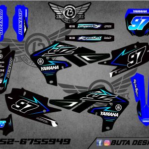 קיט מדבקות ל Yamaha YZF 450 2019-2022 YZF 250 2020-2023 V47