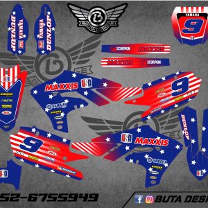קיט מדבקות ל Yamaha YZF 450 2019-2022 YZF 250 2020-2023 V60