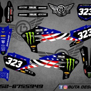 קיט מדבקות ל Yamaha YZF 450 2019-2022 YZF 250 2020-2023 V64