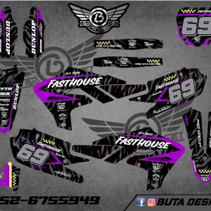 קיט מדבקות ל Yamaha YZF 450 2019-2022 YZF 250 2020-2023 V73