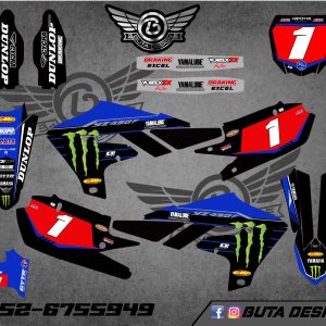 קיט מדבקות ל Yamaha YZF 450 2019-2022 YZF 250 2020-2023 V79