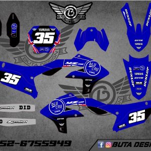 קיט מדבקות ל Yamaha YZF 450 2023-2024 YZF 250 2024 V8